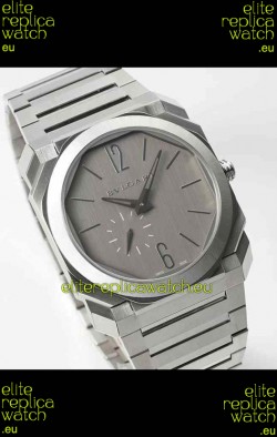 Bvlgari Octo Finissmo Brushed Steel Casing Super Clone Replica Watch