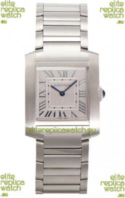 Cartier Tank Francaise Stainless Steel Swiss Quartz Replica Watch 25.70MM