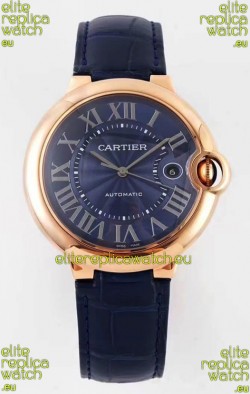 Ballon De Cartier Swiss Automatic 1:1 Mirror Quality 42MM in Rose Gold Casing