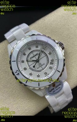 Chanel J12 38MM White Ceramic Case Watch Automatic 1:1 Mirror Replica Watch