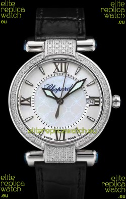 Chopard Imperiale White Dial Swiss Automatic Replica Watch in 904L Steel 