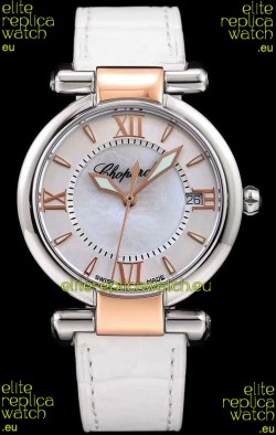 Chopard Imperiale White Dial Swiss Automatic Replica Watch in 904L Steel 
