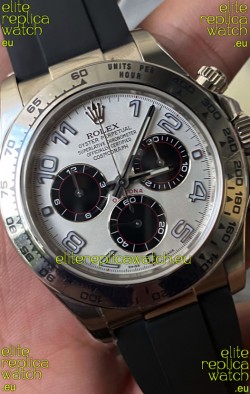 Rolex Cosmograph Daytona 116509 White Dial Cal.4130 Movement - 904L Steel Watch
