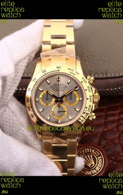 Rolex Cosmograph Daytona 116508 Yellow Gold Original Cal.4130 Movement - 904L Steel Watch