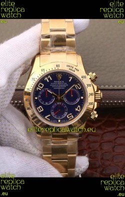 Rolex Cosmograph Daytona 116508 Yellow Gold Original Cal.4130 Movement - 904L Steel Watch