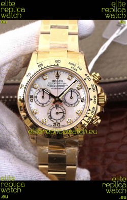 Rolex Cosmograph Daytona 116508 Yellow Gold Original Cal.4130 Movement - 904L Steel Watch