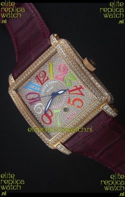 Franck Muller Conquistador King Automatic Crazy Colors Swiss Replica Watch 