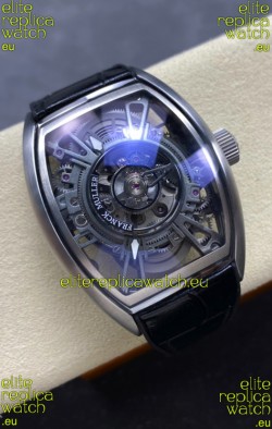 Franck Muller Curvex Grand Central Tourbillon Stainless Steel Watch in 1:1 Mirror Replica Watch