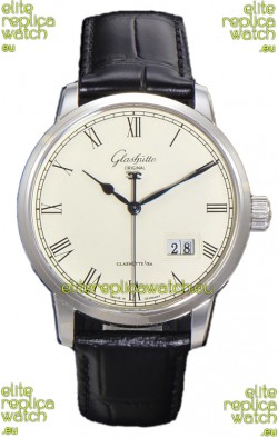 Glashütte Senator Excellence Panorama Date Stainless Steel 1:1 Mirror Replica Watch 