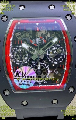 Richard Mille RM011 Felipe Massa 1:1 Mirror Quality One Piece Black Ceramic Case Watch