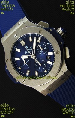 Hublot Big Bang Steel Blue Swiss Replica Watch 1:1 Mirror Replica 