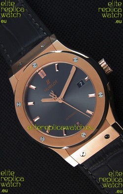 Hublot Classic Fusion Racing Grey King Gold Swiss Replica Watch - 1:1 Mirror Replica