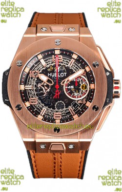 Hublot Big Bang F1 "King Gold" Edition Chronograph Rose Gold Swiss Replica Watch 