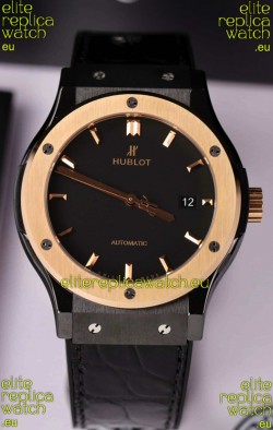 Hublot Classic Fusion Ceramic Casing Rose Gold Bezel Superclone Watch 42MM
