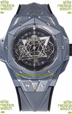 Hublot Big Bang UNICO Sang Bleu II Grey Ceramic 1:1 Mirror Quality Swiss Replica Watch