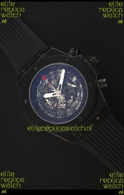 Hublot Big Bang Unico All Black Sapphire Quartz Replica Watch 45MM