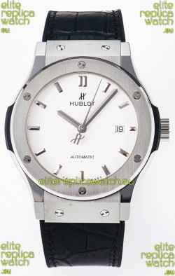 Hublot Super Clone Classic Fusion Titanium 42MM 1:1 Mirror Replica Watch White Dial