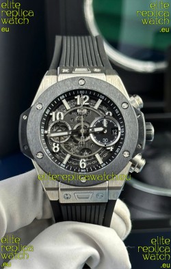 Hublot Super Clone Unico Titanium Watch in Ceramic Bezel 42MM 