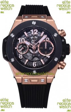 Hublot Big Bang Unico Rose Gold Casing 1:1 Mirror Edition Swiss Replica Watch
