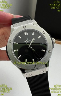 Hublot Classic Fusion Stainless Steel 33MM Black Dial Swiss Quartz Movement Watch 1:1 Mirror Quality