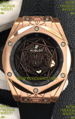 Hublot Big Bang Sang Bleu Rose Gold 1:1 Mirror Replica Edition - 45MM 
