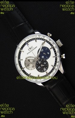 IWC Schaffhausen Japanese Replica Watch Quartz Movement in White Dial 