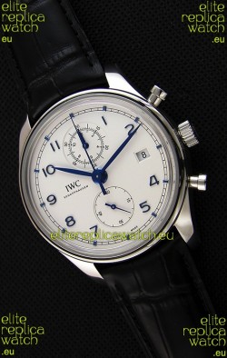 IWC Portugieser Chronograph Classic IW390302 White Dial Swiss Replica Watch