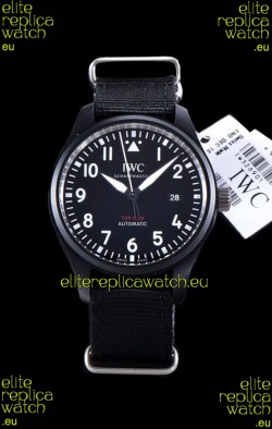 IWC Pilot's Automatic Top Gun 1:1 Mirror Replica Watch in Ceramic Case