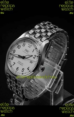 IWC MARK XVIII Swiss Replica Watch in 904L Steel White Dial 40MM - 1:1 Mirror Replica
