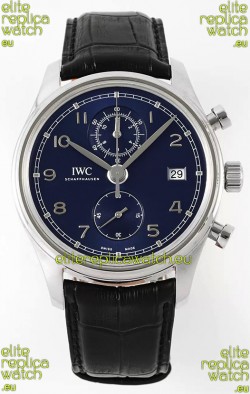 IWC Portugieser Chronograph Classic IW390303 Blue Dial Swiss Replica Watch