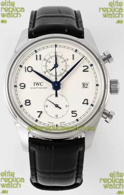 IWC Portugieser Chronograph Classic IW390302 White Dial Swiss Replica Watch