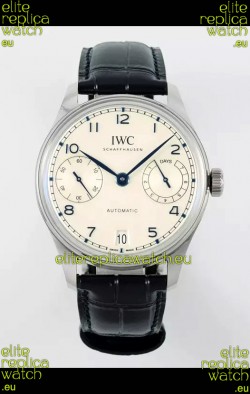 IWC Super Clone Portugieser Swiss 1:1 Mirror Replica Watch White Dial Steel Case Watch