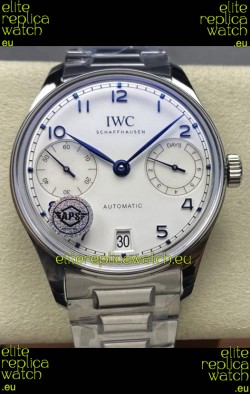 IWC Super Clone Portugieser Swiss 1:1 Mirror Replica Watch White Dial Steel Case Watch
