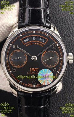 IWC Portugieser Swiss 1:1 Mirror Replica Watch Brown Dial Steel Case Watch