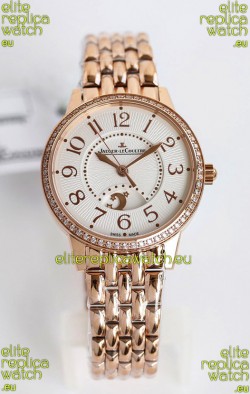 Jaeger-LeCoultre Rendez-Vous Steel Night & Day 1:1 Mirror Rose Gold Watch