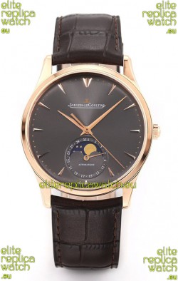 Jaeger LeCoultre Master Ultra Thin Moon Pink Gold 1:1 Mirror Replica Watch