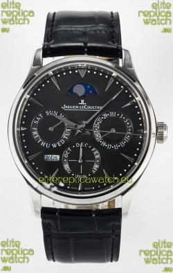 Jaeger LeCoultre Super Clone Master Ultra-Thin Perpetual Calendar Grey Dial Watch