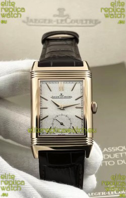 Jaeger-LeCoultre Reverso DuoFace Rose Gold Casing Watch Brown Dial in Swiss Automatic Movement