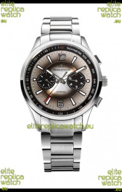Jaeger LeCoultre Polaris Chronograph Stainless Steel Casing Grey Dial Swiss Replica Watch 