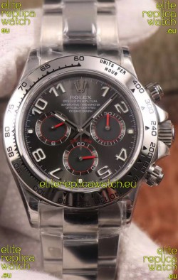Rolex Cosmograph Daytona 116509 Dark Grey Dial Cal.4130 Movement - 904L Steel Watch