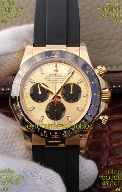 Rolex Cosmograph Daytona 116508 Yellow Gold Original Cal.4130 Movement - 904L Steel Watch