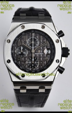 Audemars Piguet Royal Oak Offshore Grey Dial Chronograph 1:1 Mirror Replica Watch - 904L Steel 