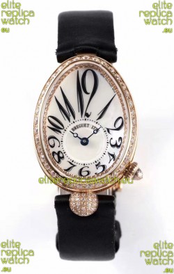Breguet Reine De Naples Ladies Rose Gold Swiss 1:1 Edition Replica Watch 