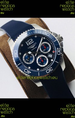 Longines HydroConquest Automatic Chronograph 1:1 Swiss Replica Blue Dial Watch 
