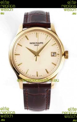 Patek Philippe #Ref 5227J in White Dial 1:1 904L Yellow Gold Casing 904L Steel Swiss Watch 