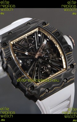 Richard Mille RM12-01 Carbon Fiber Case Genuine Tourbillon Movement 1:1 Mirror Replica Watch