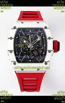 Richard Mille RM35-01 Rafael Nadal Carbon Fiber Casing with Genuine Tourbillon Super Clone Watch 