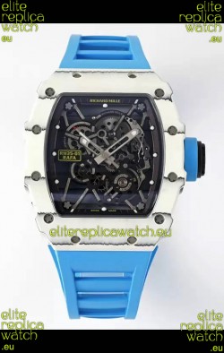 Richard Mille RM35-01 Rafael Nadal Carbon Fiber Casing with Genuine Tourbillon Super Clone Watch 