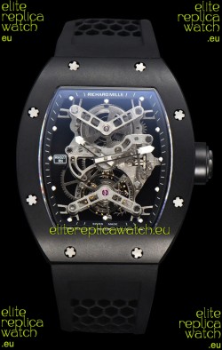 Richard Mille RM027 Rafael Nadal Titanium Casing with Genuine Swiss Tourbillon Movement Super Clone