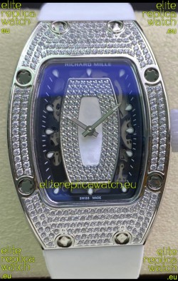 Richard Mille RM-07-01 Diamonds Dial and Casing Ladies 1:1 Swiss Replica Watch 